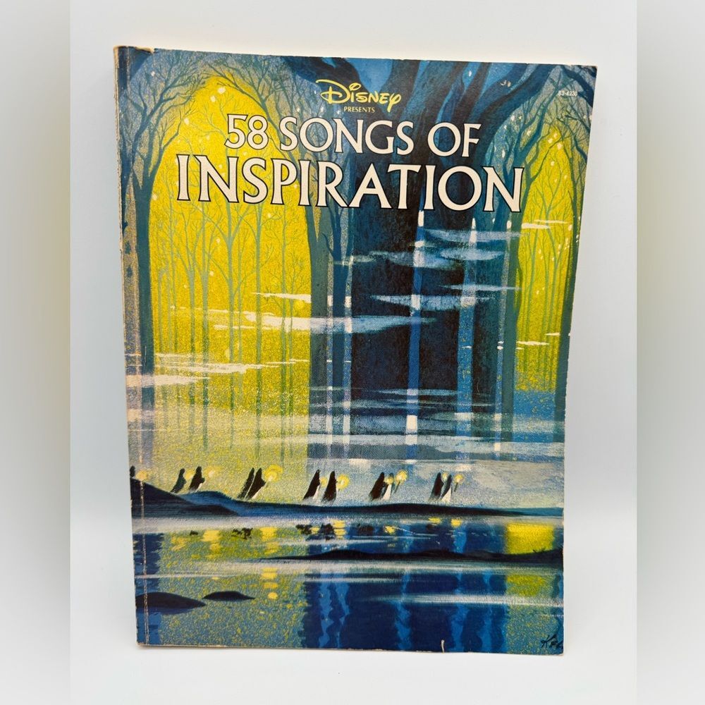 Disney Presents: 58 Songs of Inspiration -Vintage Sheet Music Folio (1979) | GUC